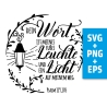 Druckdatei, SVG EPS PNG, Dein Wort ist ein Licht, Psalm 119