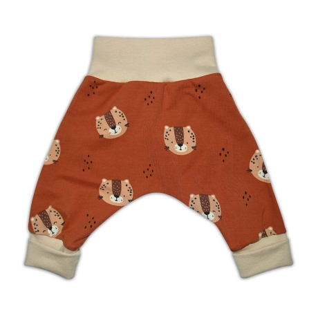 3-tlg Baby-Set Pumphosen-Set Erstlingsoutfit Leoparden 