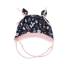 3-tlg Baby Pumphosen-Ohrenmütze Set Erstlingsoutfit Blumenzauber 