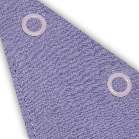3-tlg Musselin-Set Pumphose-Mütze-Tuch Erstlingsoutfit flieder