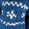 Norwegerpulli für Modepuppe 29 cm Dunkelblau Weiß Schneeflocken