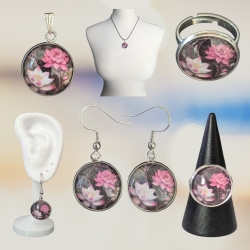 Schmuckset mit Motivstein