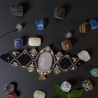 Makramee Armband mit Rosenquarz