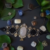 Makramee Armband mit Rosenquarz