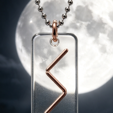 Sowilo Amulett – Sonnenrune Kupfer | UV-Harz | Runic Collection