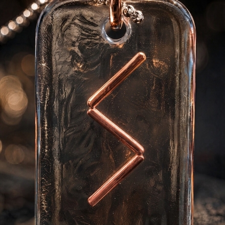 Sowilo Amulett – Sonnenrune Kupfer | UV-Harz | Runic Collection
