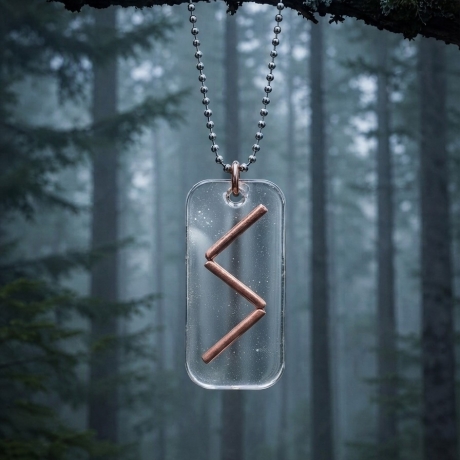 Sowilo Amulett – Sonnenrune Kupfer | UV-Harz | Runic Collection