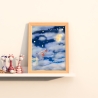 Bild Der Mondflug - Kunst Druck