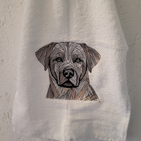 Labrador Retriever - 15.76 x 14.58 cm
