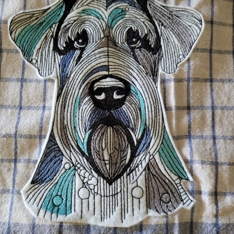 Schnauzer - 15.30 x 17.91 cm