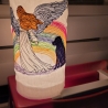 Engel 01 mit Hund und Regenbogen - 19.46 x 12.96 cm