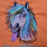 Crazy Horse - MIT Spruch  - Größe 12.85x19.76 cm
