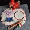 Kaffee mit Herz - 16,0 x 17,2 cm