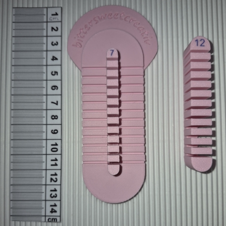 Regenbogen Schablone für Bögen aus Polymer Clay - 2 Editionen