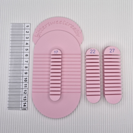 Regenbogen Schablone für Bögen aus Polymer Clay - 2 Editionen