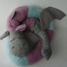 Bettschlange Drache, Puckschnecke, Bettrolle, Wickeltischrolle