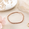 Hämatit Armband Perlen roségold schlicht & elastisch