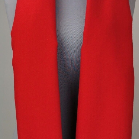 Damen-Kaschmir-Schal mit Fransen, 200x75 cm, rot