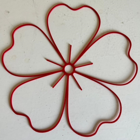 Dekorative Blume „Blütenzauber, Spitze/Runde Blütenform
