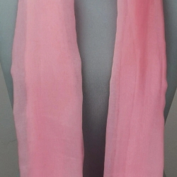 Sommer-Seidenschal 150 g leicht, rosa, 180 x 95 cm, neu