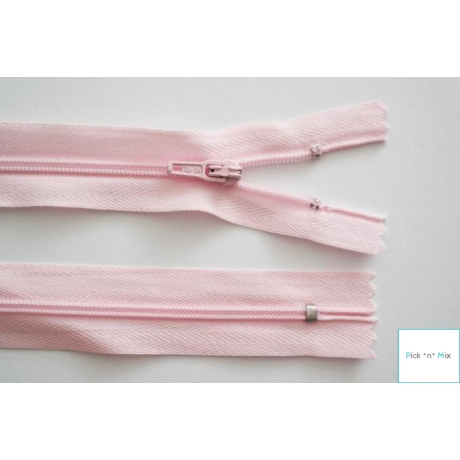 3x Reißverschluss 20 cm nicht teilbar Rosa