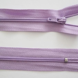 3x Reißverschluss 20 cm nicht teilbar Lila