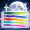 Thermochrom Kreuz-Amulett Cyan Greenyellow TemperaturFarbwechsel 