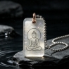 Buddha Amulett m. Schimmer handgefertigt Harz | Lumina Collection