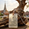 Buddha Amulett m. Schimmer handgefertigt Harz | Lumina Collection