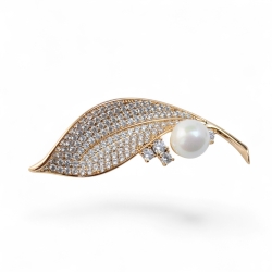 18K Vergoldete Broschen Elegantes Accessoire Für Damen