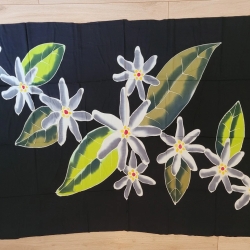 Wickelrock Flower/Blumen Handarbeit Bali, fransenlos