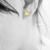 ohrstecker EIDECHSE in 585 GOLD