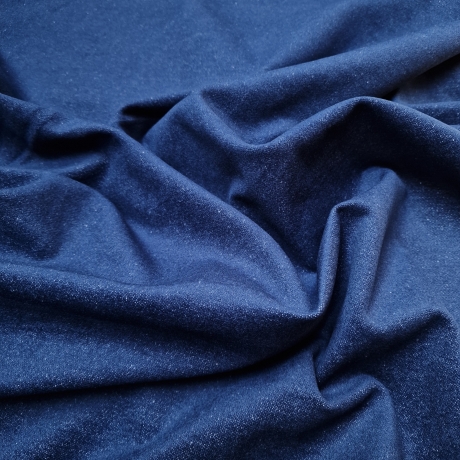 Denim blau samtweich 10,3 oz 155 cm breit 100 % Cotton Jeansstoff