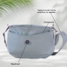 kleine Taschen zum Umhängen-Handtasche grün Stoff -grüne Tasche