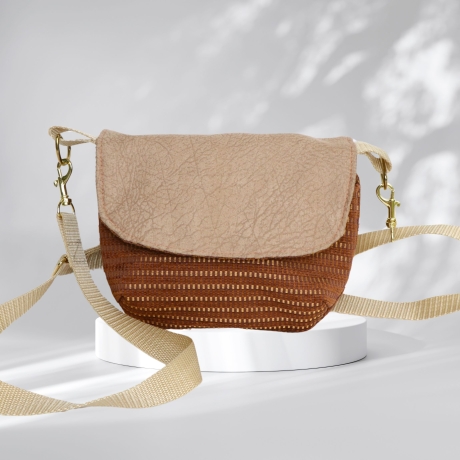 kleine Umhängetasche Damen/Clutch/Handtasche/braun beige Tasche