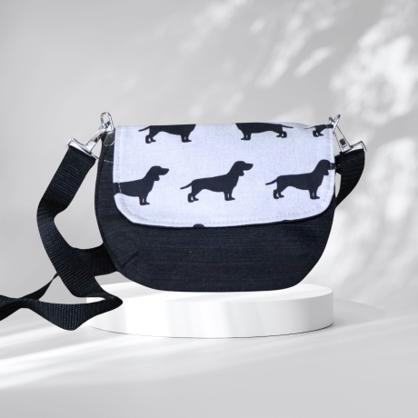 kleine Umhängetasche Damen/Clutch/Handtasche/Hund/Gassitasche