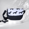 kleine Umhängetasche Damen/Clutch/Handtasche/Hund/Gassitasche