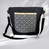 Umhängetasche Damen/Handtasche/Schultertasche/schwarz Gold