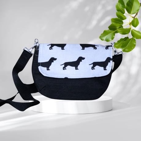 kleine Umhängetasche Damen/Clutch/Handtasche/Hund/Gassitasche