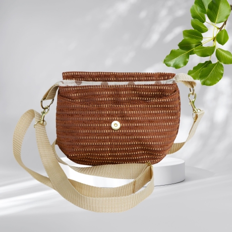 kleine Umhängetasche Damen/Clutch/Handtasche/braun beige Tasche