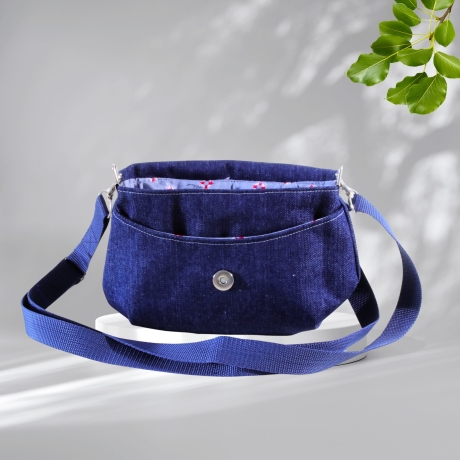 kleine Umhängetasche Damen/Clutch/Handtasche/maritim Anker Tasche