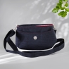 rote handmade Taschen mit Punkten - mini Tasche - clutch Tasche -