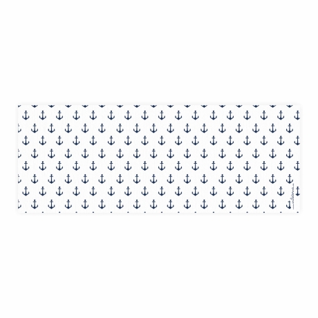 Stiftebecher Anker marine/weiß inkl.12 Dreikant Buntstiften