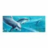 Stiftebecher Delfine inkl.12 Dreikant Buntstiften