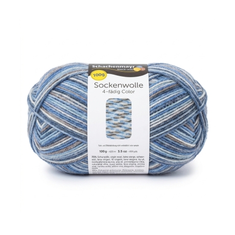 Schachenmayr Sockenwolle 4-fädig Color  Fb. 00181
