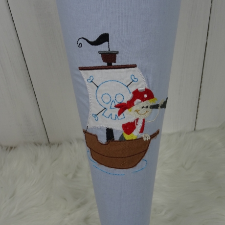 Schultüte, Zuckertüte, Einschulung, Piratenschiff