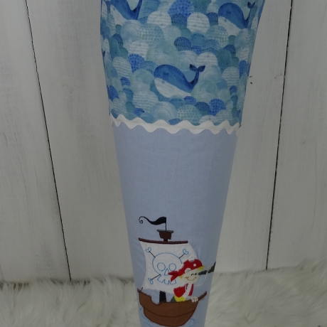 Schultüte, Zuckertüte, Einschulung, Piratenschiff