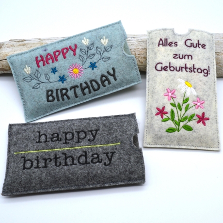 Stickdatei Schokohülle gute Besserung SET