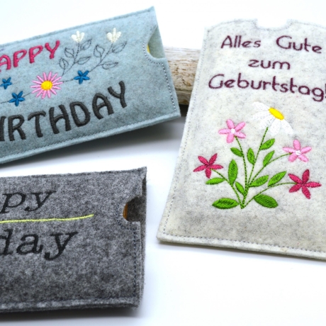 Stickdatei Schokohülle gute Besserung SET