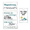 Stickdatei Schokohülle Wandern Bergsteigen Wegzehrung